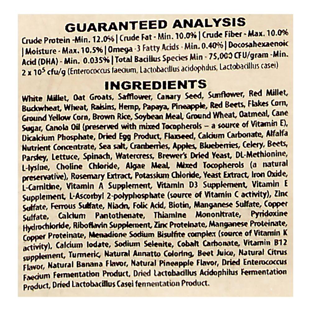 Higgins Vita Seed Cockatiel Bird Food, 25 Lb Animals & Pet Supplies > Pet Supplies > Bird Supplies > Bird Food HIGGINS GROUP   