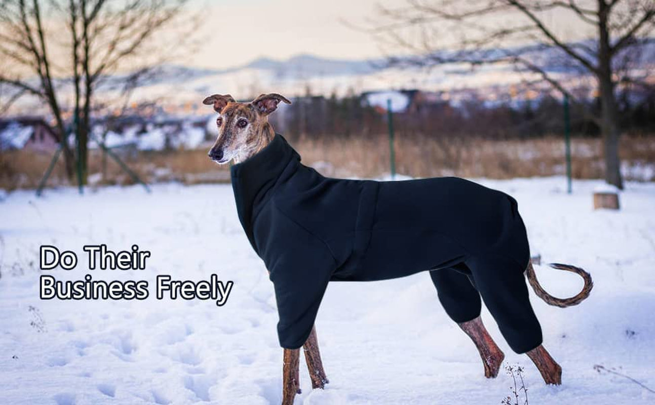 ROZKITCH Dog Winter Coat Soft Fleece Pullover Pajamas, Pet Windproof Warm Cold Weather Jacket Vest Cozy Onesie Jumpsuit Apparel Outfit Clothes for Small, Medium, Large Dogs Walking Hiking Travel Sleep Animals & Pet Supplies > Pet Supplies > Dog Supplies > Dog Apparel ROZKITCH   