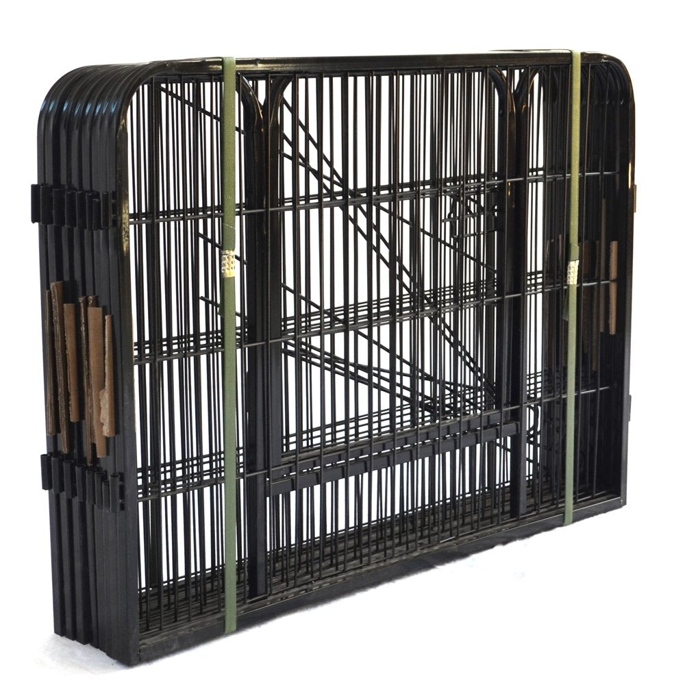 Aukfa Metal Dog and Pet Exercise Playpen,Cheap Best Large Indoor,Outdoor Play Yard Pet Enclosure Outdoor for Small Dogsmetal Puppy Dog Run Fence / Iron Pet Dog Playpen,Black Animals & Pet Supplies > Pet Supplies > Dog Supplies > Dog Kennels & Runs Aukfa   