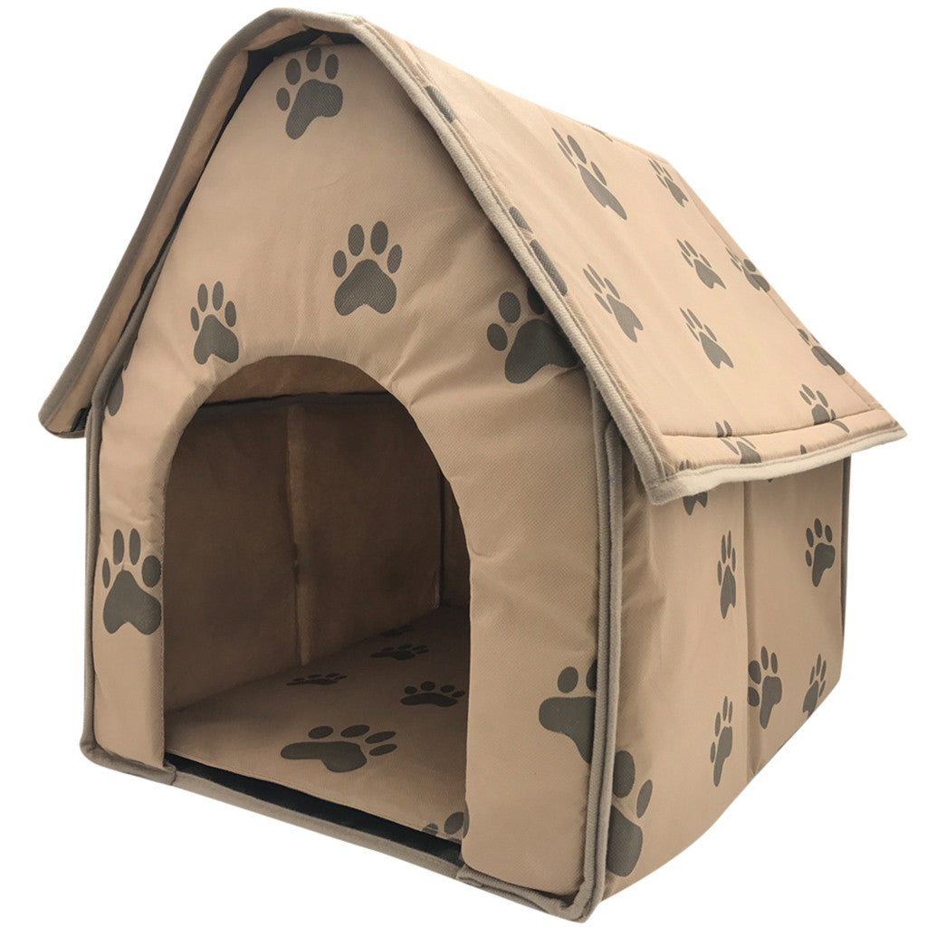 Christmas Clearance Foldable Dog House Small Footprint Pet Bed Tent Cat Kennel Indoor Portable Trave