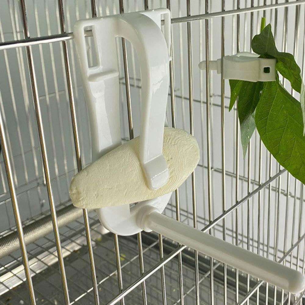 IMSHIE Bird Food Holder Clip for Cage Feeding Tool Fruit Vegetable Cuttlefish Bone Treats Clamp for Parrot Parakeet Budgie Canary Cockatiel Conure Plastics Small Birds Cage Accessories Feeder Masterly Animals & Pet Supplies > Pet Supplies > Bird Supplies > Bird Cage Accessories IMSHIE   