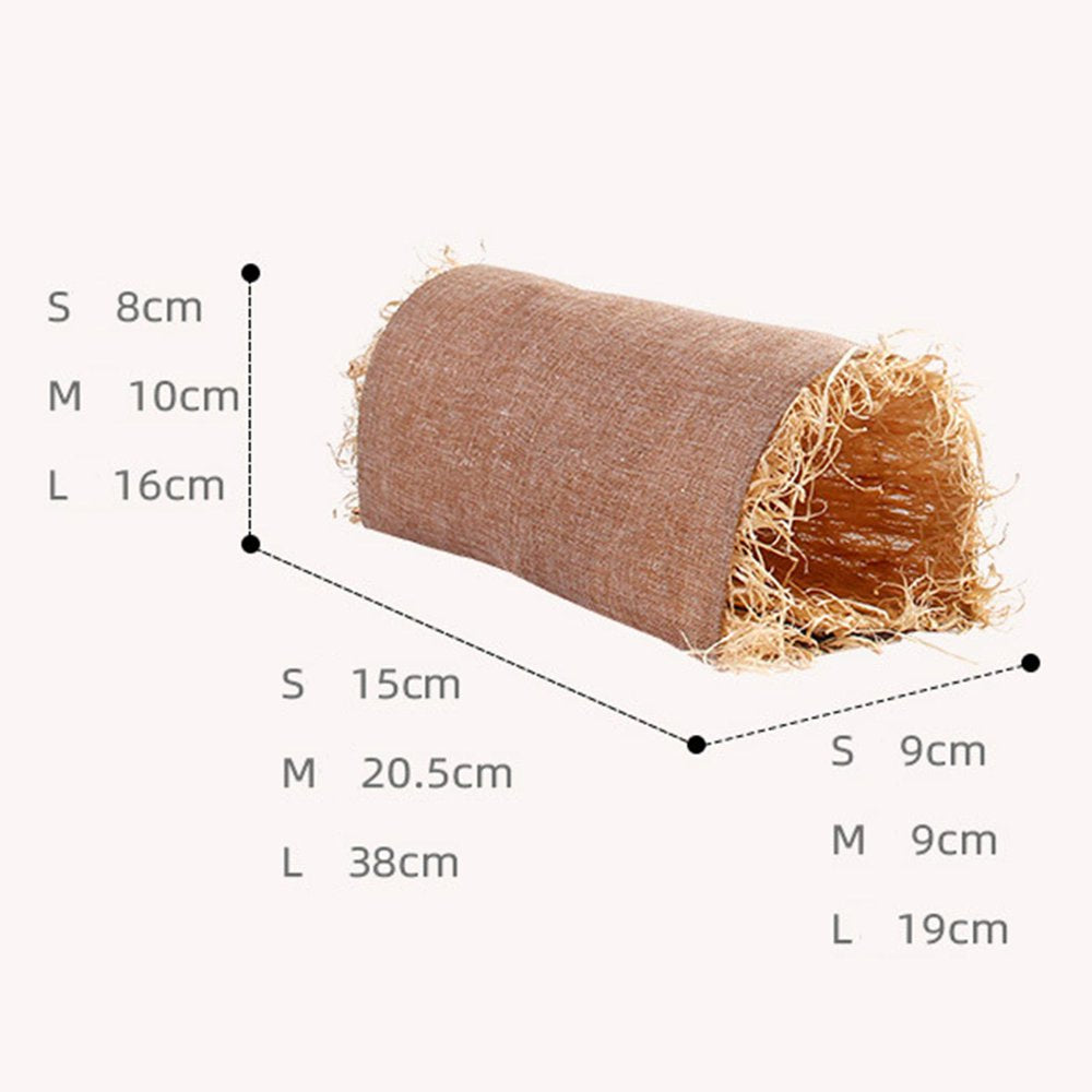 Hamster Tunnel Tube Hut Nest DIY & Build Cage Toys Hideaway Hideout Habitats for Small Animal Hedgehog Rat Mice Chinchilla Gerbil Rat L Animals & Pet Supplies > Pet Supplies > Small Animal Supplies > Small Animal Habitats & Cages DYNWAVE   