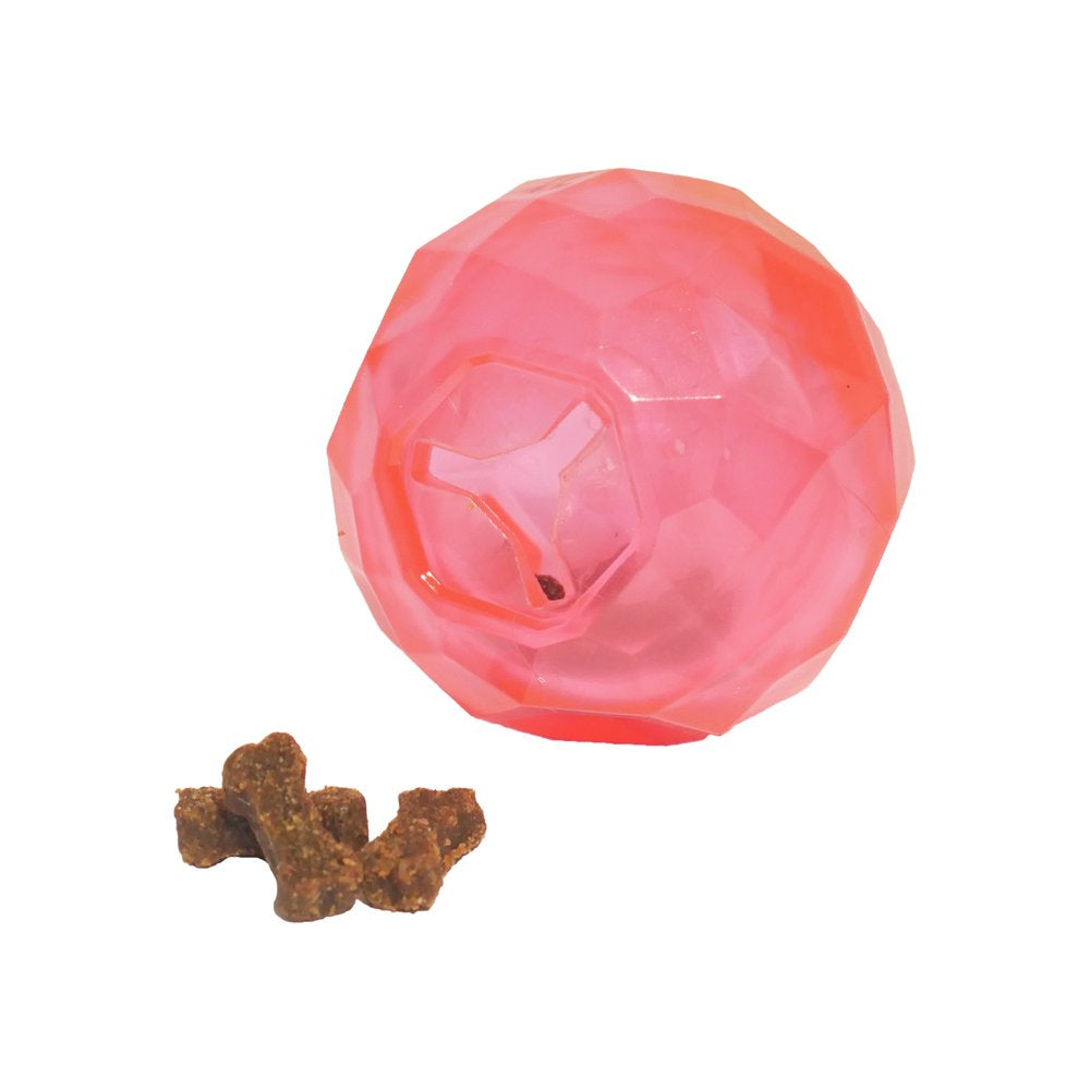 Biosafe Puppy Treat Ball Pink (Germ Smart Dog Toy) Animals & Pet Supplies > Pet Supplies > Dog Supplies > Dog Toys Rosewood Pet Products   