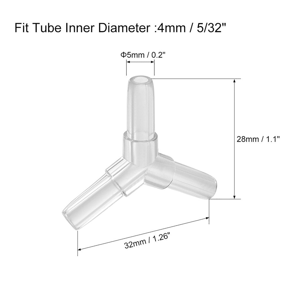 Unique Bargains Aquarium Air Valve Connector Plastic Y-Shaped Inline Tubing for 0.16" Fish Tank Pond 10Pcs Animals & Pet Supplies > Pet Supplies > Fish Supplies > Aquarium & Pond Tubing Unique Bargains   