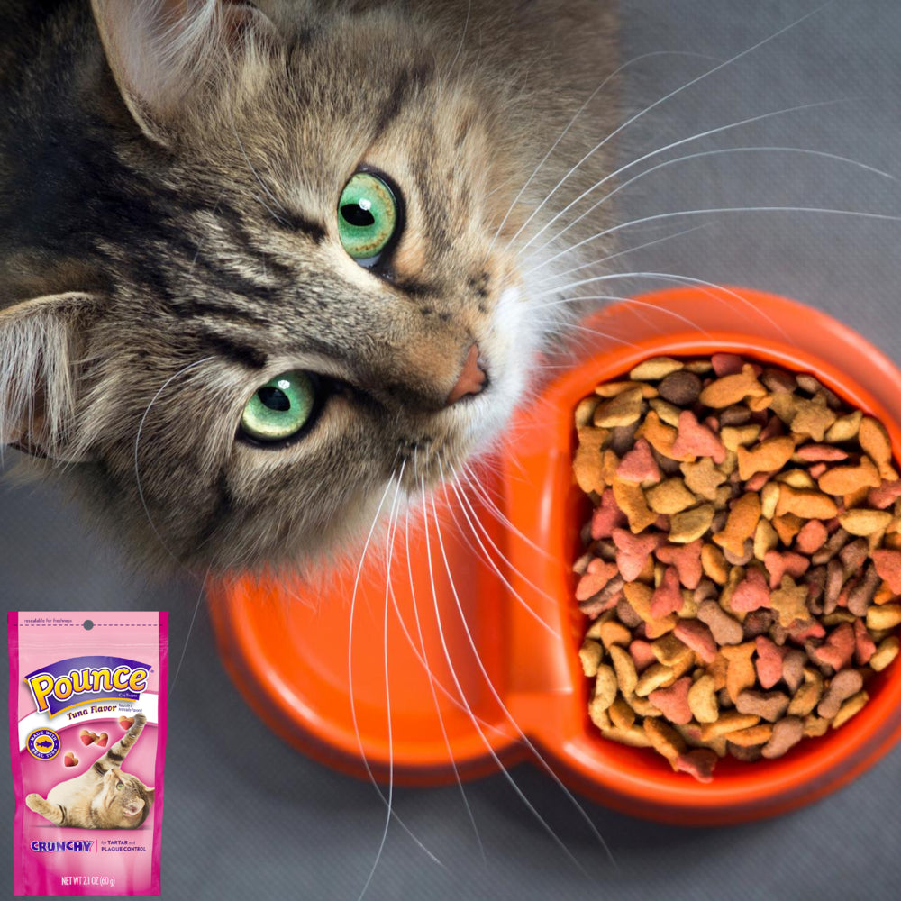 Pounce Crunchy Tuna Flavored Cat Treats for Tartar and Plaque Control - 2 Pack Animals & Pet Supplies > Pet Supplies > Cat Supplies > Cat Treats EBKK   