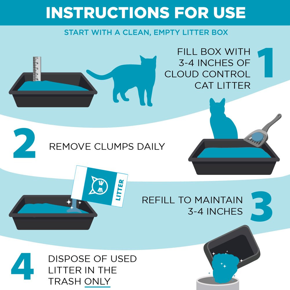 Arm & Hammer Cloud Control Multi-Cat Clumping Cat Litter with Hypoallergenic Light Scent, 14Lb Animals & Pet Supplies > Pet Supplies > Cat Supplies > Cat Litter Church & Dwight Co., Inc.   