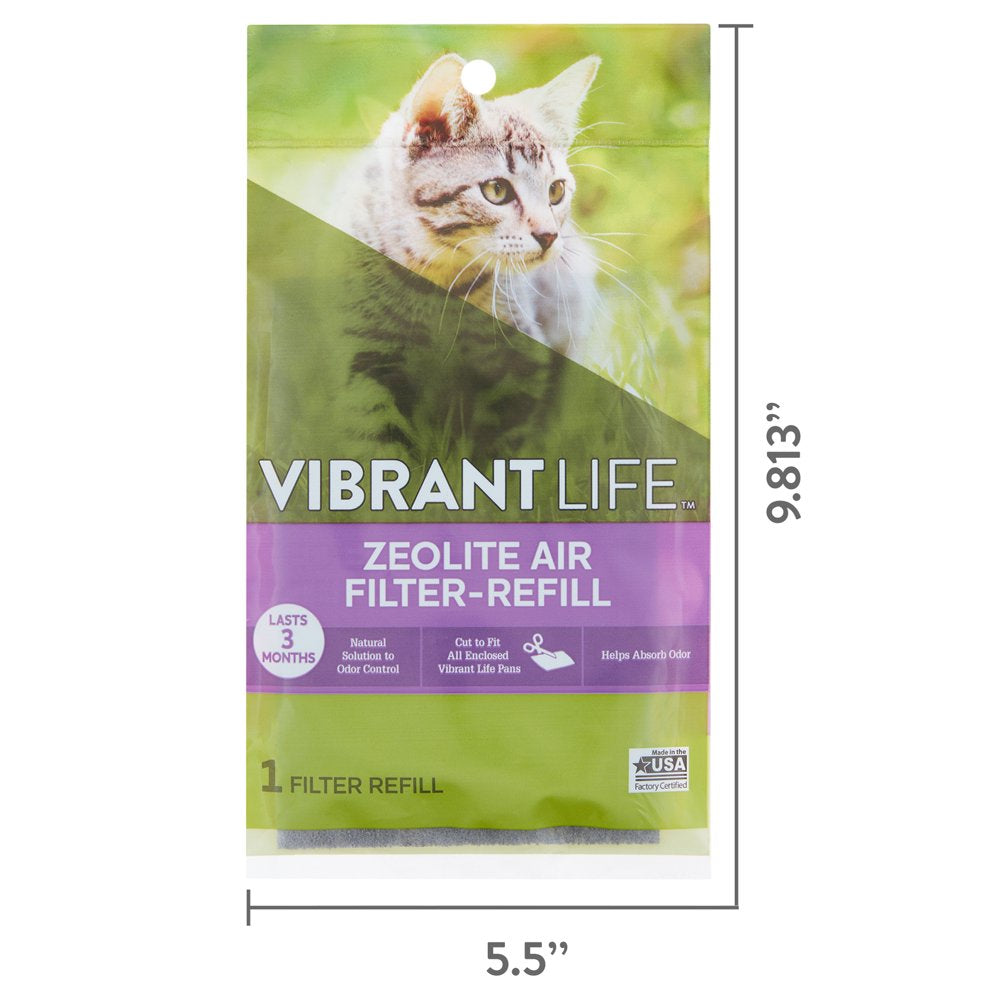 Vibrant Life Zeolite Air Cat Filter-Refill Animals & Pet Supplies > Pet Supplies > Cat Supplies > Cat Litter Wal-Mart Stores, Inc.   