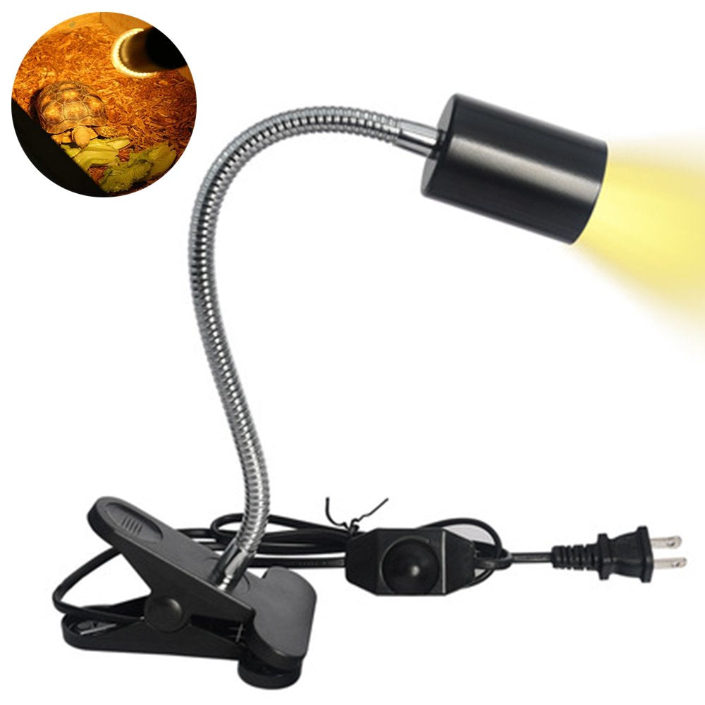 Heat Lamp for Reptiles Turtle,Clamp Lamp Holder with Halogen Bulb,Heating Lamp for Reptile and Amphibian Habitat Basking Animals & Pet Supplies > Pet Supplies > Reptile & Amphibian Supplies > Reptile & Amphibian Habitats Peralng   