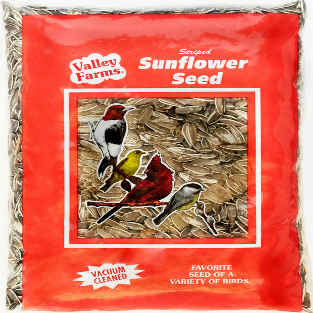 Valley Farms Striped Sunflower Seed Wild Bird Food Animals & Pet Supplies > Pet Supplies > Bird Supplies > Bird Food Valley Farms 10 lbs  