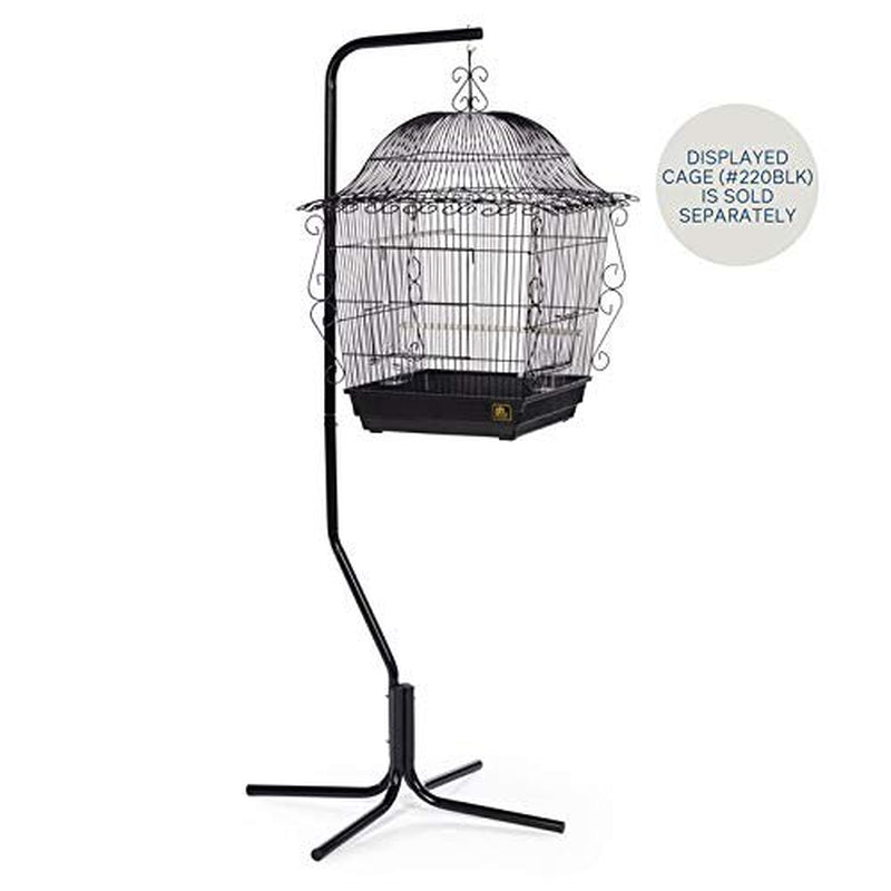 Prevue Hendryx Tubular Steel Hanging Bird Cage Stand 1780 Black, 24-Inch by  24-Inch by 62-Inch