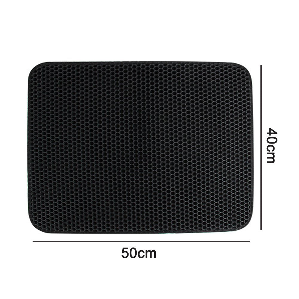 Cat Litter Trapper Litter Mat, Cat Mat, Litter Box Mat Water Proof Layer and Puppy Pad Option. Animals & Pet Supplies > Pet Supplies > Cat Supplies > Cat Litter Box Mats Saikoo   