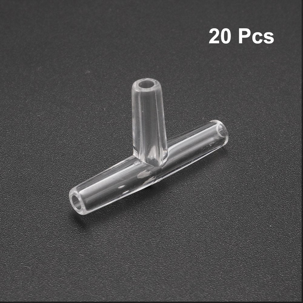 Aquarium Air Valve Connector,Plastic Inline Tubing,Tee,Valves,For 4Mm Fish Tank Pond Air Line 20Pcs Animals & Pet Supplies > Pet Supplies > Fish Supplies > Aquarium & Pond Tubing Unique Bargains   