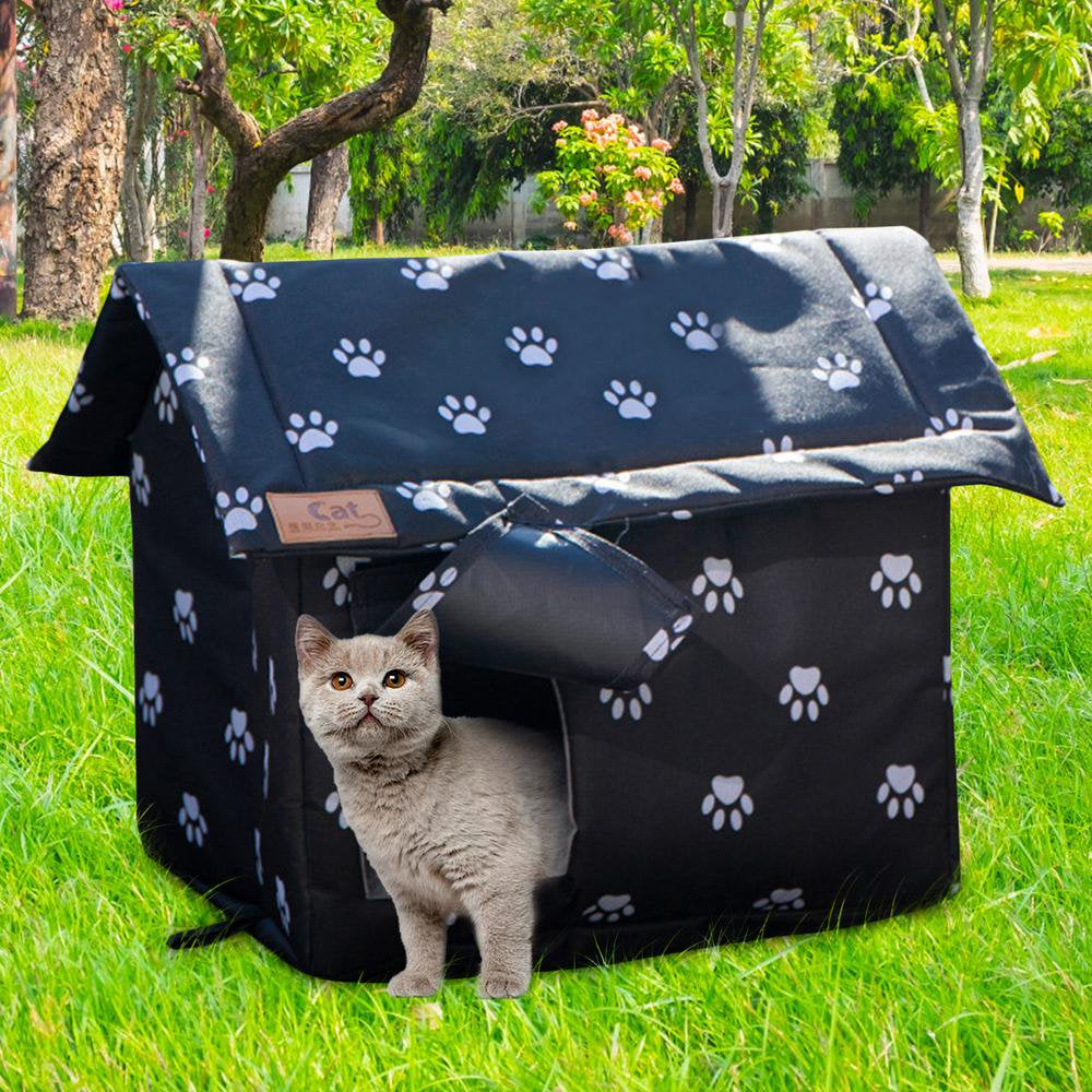 IMSHIE Outdoor Cat House for Winter outside Feral Cat Shelter Weatherproof Cat Bed Dog House for Small Dogs Warm Pet House for Indoor Outdoor Diplomatic Animals & Pet Supplies > Pet Supplies > Dog Supplies > Dog Houses IMSHIE   