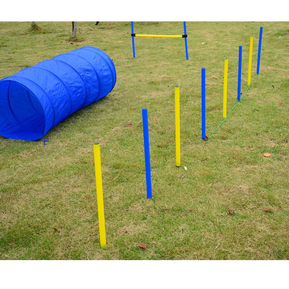 Dog Obstacle Training Kit – Blue and Yellow Animals & Pet Supplies > Pet Supplies > Dog Supplies > Dog Treadmills Anself   