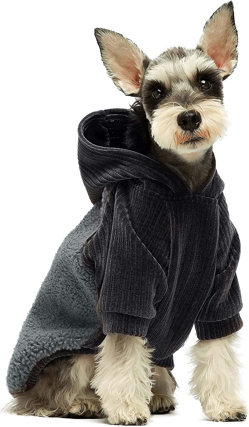 Fitwarm Velvet Thermal Dog Coat Puppy Winter Clothes Pet Jacket Cat Hoodie Outfits Pullover Doggie Sweatshirt Large Animals & Pet Supplies > Pet Supplies > Dog Supplies > Dog Apparel Fitwarm   