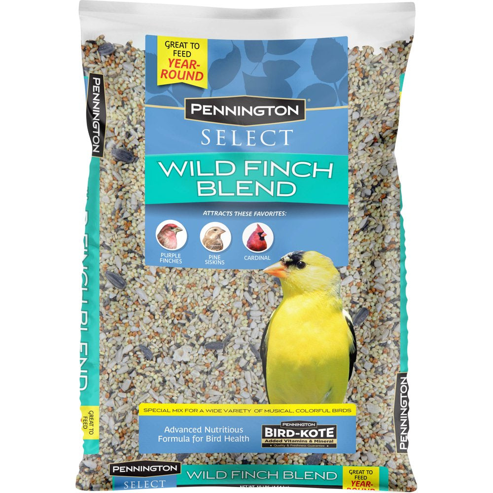 Pennington Select Wild Finch Blend, Wild Bird Seed and Feed, 10 Pounds Animals & Pet Supplies > Pet Supplies > Bird Supplies > Bird Food CENTRAL GARDEN & PET COMPANY   