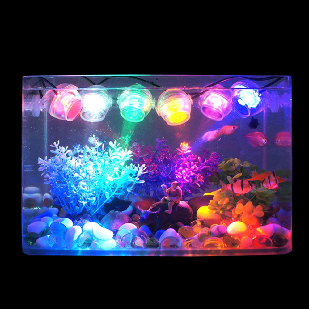 HEVIRGO Colorful LED Aquarium Spot Lamp Diving Spotlight Fish Tank Illuminated Lights Decor Animals & Pet Supplies > Pet Supplies > Fish Supplies > Aquarium Lighting HEVIRGO   