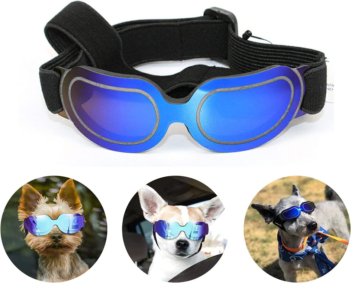 Dog Sunglasses Windproof Eye Protection Puppy Sunglasses Dog
