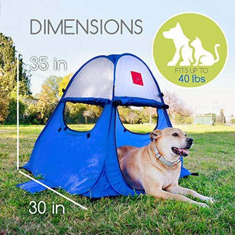 Pop up Dog Tent Outdoor Camping Large Doggy UV Sun Shelter for Shade and Weather Protection - Perfect for Yard, Beach and Outdoors! Animals & Pet Supplies > Pet Supplies > Dog Supplies > Dog Houses Mydeal Products   