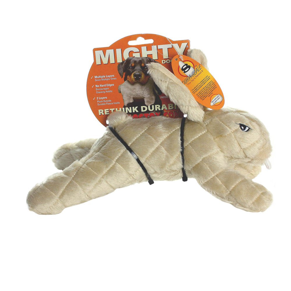 Mighty Nature Rabbit Dog Toy, Brown