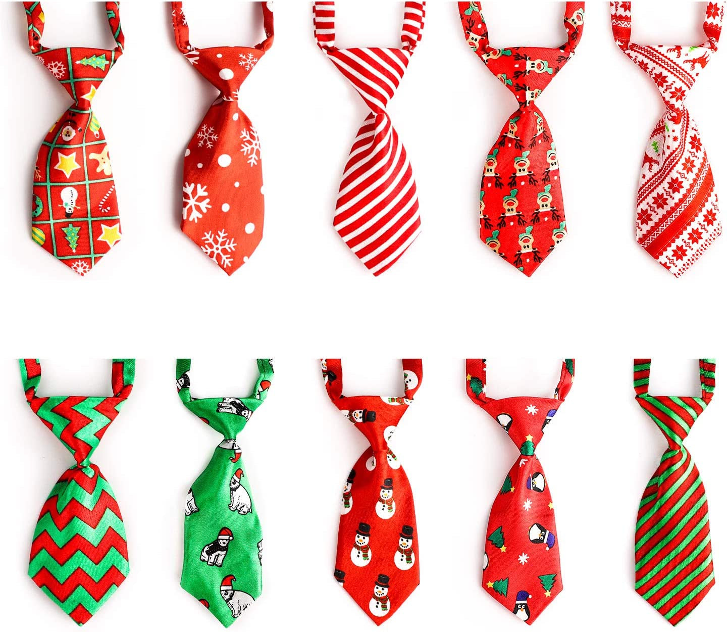Segarty Small Dog Ties, 40 Pack Adjustable Pet Bow Ties Assorted Pattern for Small Dogs Cats Bowties Puppy Neckties Grooming Bows Festival Photography Holiday Party Valentine Costumes Birthday Gift Animals & Pet Supplies > Pet Supplies > Dog Supplies > Dog Apparel Segarty Happy Time 10pcs 