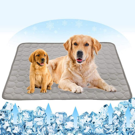 Summer Cooling Mat for Dogs Cats Pet Cooling Mat Dogs Cats Chill Bed Indoor Summer Heat Relief Indoor Cool Cushion Gel Sleeping Pad Seat Pet Crate Pad Portable & Washable Pet Cooling Blanket Animals & Pet Supplies > Pet Supplies > Cat Supplies > Cat Beds Zenbath XS/16 X 12in Gray 