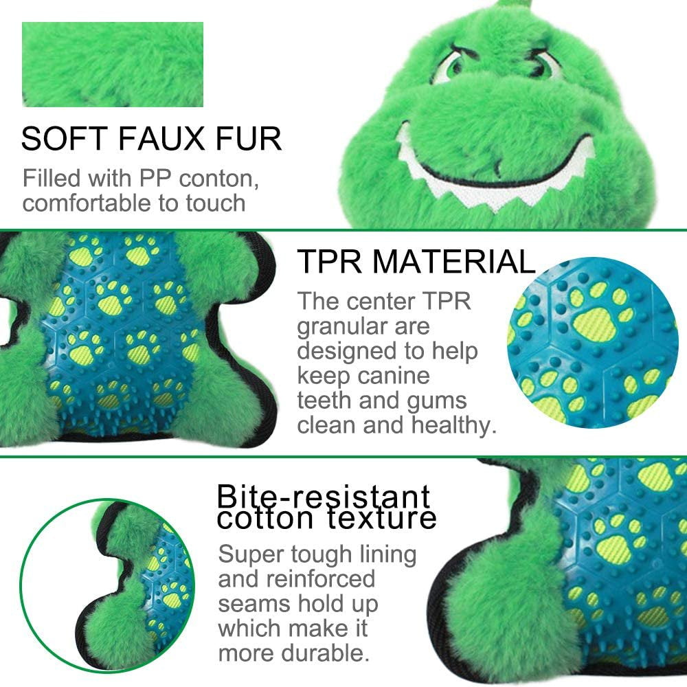 Metaku Durable Chew Toy for Dog - Dogs Puppy Teething Interactive Play Toy （Dinosaur Shape） Animals & Pet Supplies > Pet Supplies > Dog Supplies > Dog Toys Metaku   