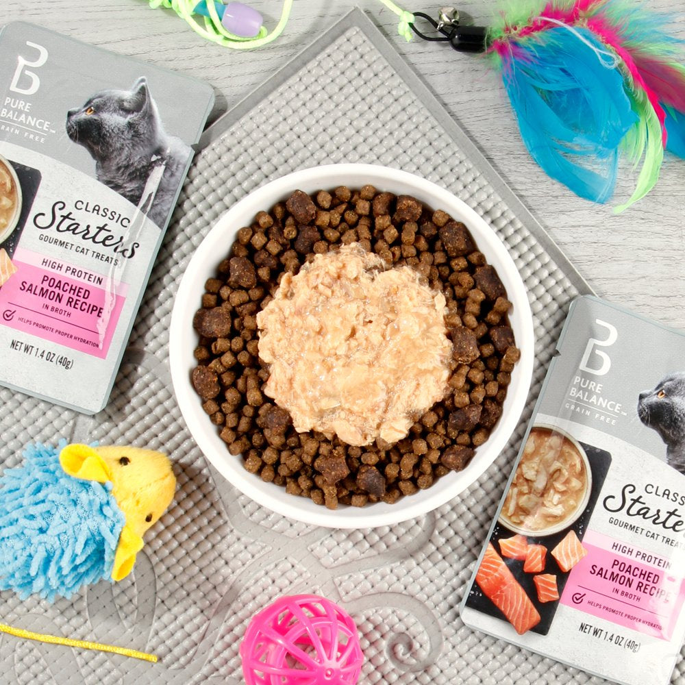 Pure Balance Classic Starters Gourmet Cat Treats, Poached Salmon in Broth, 1.4 Oz Animals & Pet Supplies > Pet Supplies > Cat Supplies > Cat Treats Wal-Mart Stores, Inc.   