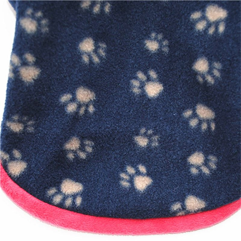 Pet Dog Fleece Coat, Soft Warm Dog Clothes, Skull Camouflage/Polka Dot/Leopard/Paw Printed/Striped Pullover Fleece Warm Jacket Costume for Doggy Cat Puppy Apparel,M Animals & Pet Supplies > Pet Supplies > Dog Supplies > Dog Apparel LINKABC   