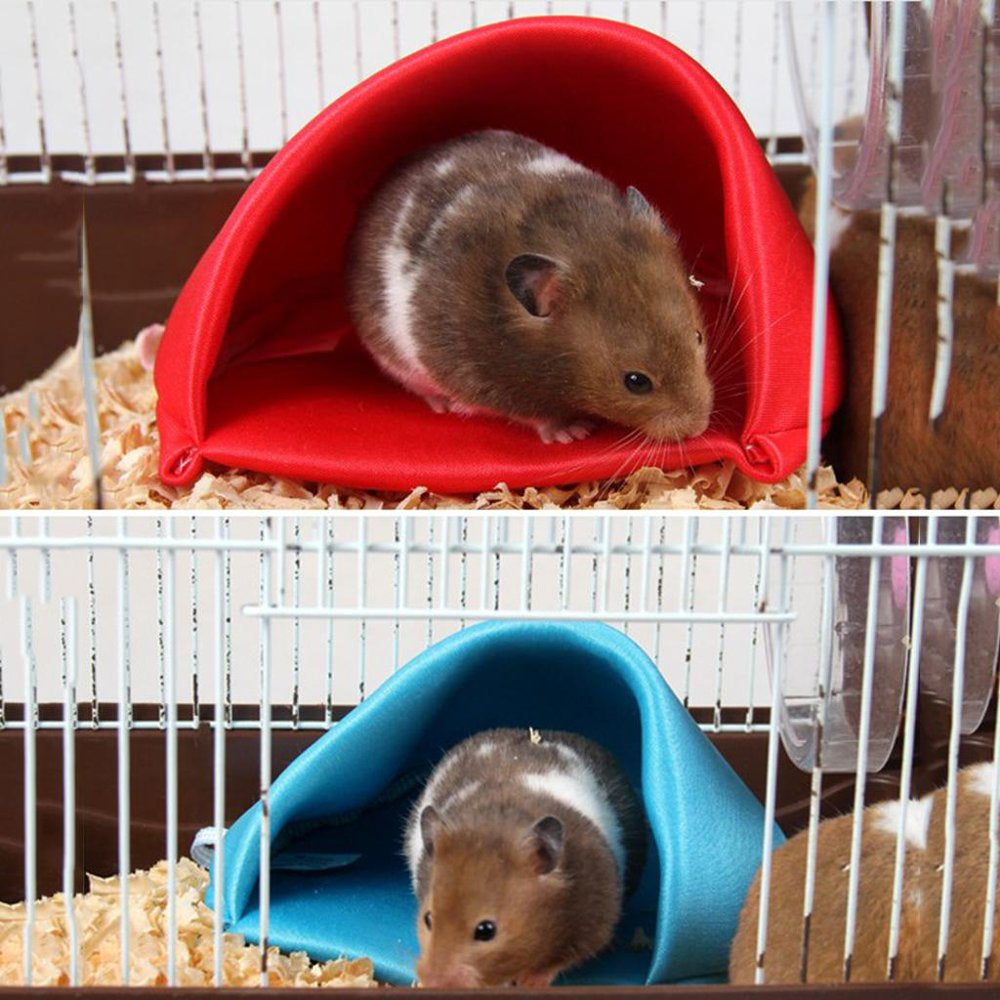 Small Animal Hamster Habitats House Cage Hanging Hammock for Squirrel Rat Mice Chinchilla Blue Animals & Pet Supplies > Pet Supplies > Small Animal Supplies > Small Animal Habitats & Cages perfk   