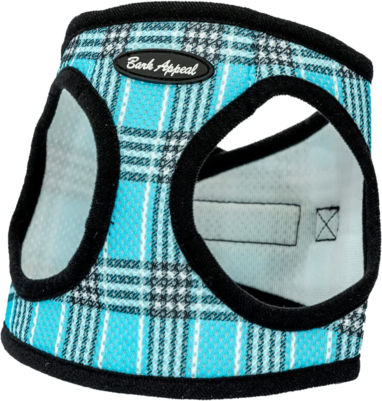 Bark Appeal Step-In Dog Harness, Mesh Step in Dog Vest Harness for Small & Medium Dogs, Non-Choking with Adjustable Heavy-Duty Buckle for Safe, Secure Fit – (Small, Pink) Animals & Pet Supplies > Pet Supplies > Dog Supplies > Dog Apparel Bark Appeal Blue Plaid Small 