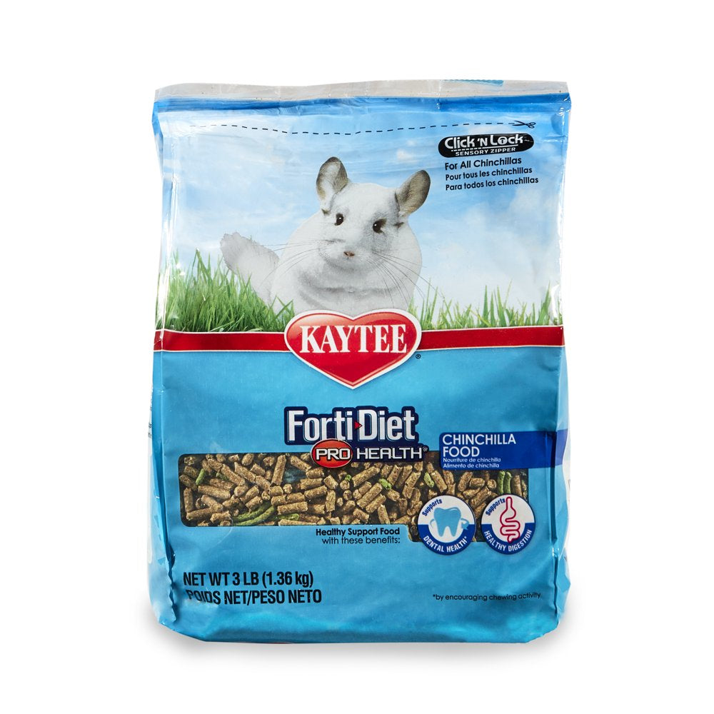 Kaytee Forti-Diet Pro Health Chinchilla Food 3Lb Animals & Pet Supplies > Pet Supplies > Small Animal Supplies > Small Animal Food Central Garden and Pet   