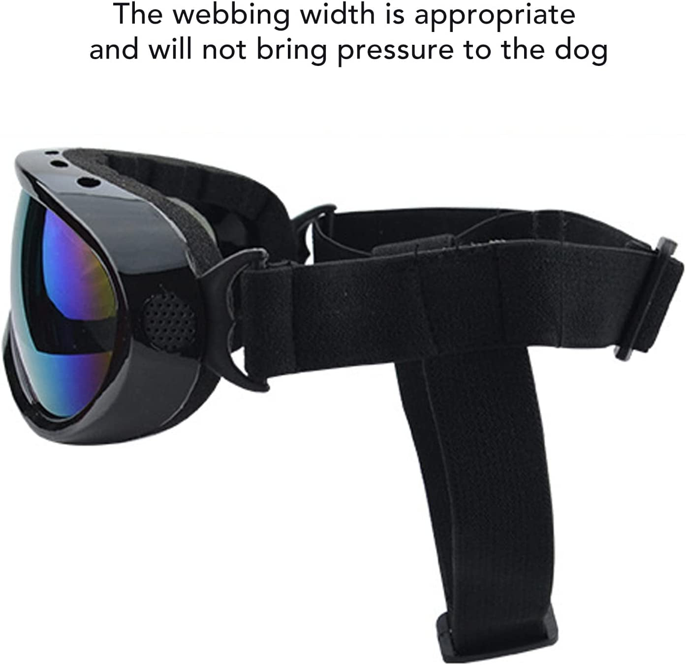 Dog Goggles, Dog Sunglasses Dog Ski Goggles Uv Protection Windproof Pet Sunglasses with Adjustable Strap for Medium Large Dog Animals & Pet Supplies > Pet Supplies > Dog Supplies > Dog Apparel Luqeeg   