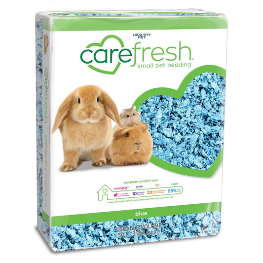 Carefresh Blue Small Pet Bedding, 50L Animals & Pet Supplies > Pet Supplies > Small Animal Supplies > Small Animal Bedding Healthy Pet   