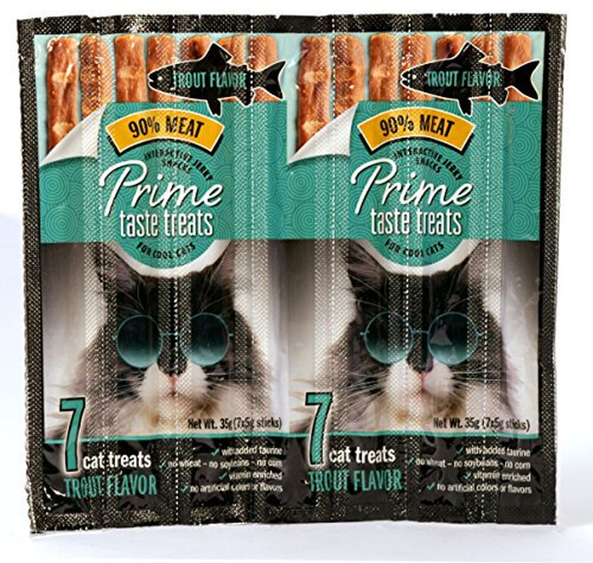 Prime Taste Treats Trout Jerky Treat for Cats, 35G Animals & Pet Supplies > Pet Supplies > Cat Supplies > Cat Treats Prime Taste Treats   