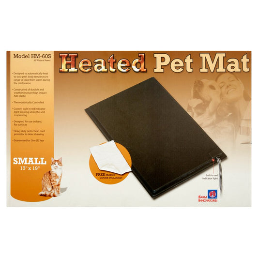 Farm Innovators Heated Pet Cat Bed, Black Animals & Pet Supplies > Pet Supplies > Cat Supplies > Cat Beds Farm Innovators Inc. S Black 