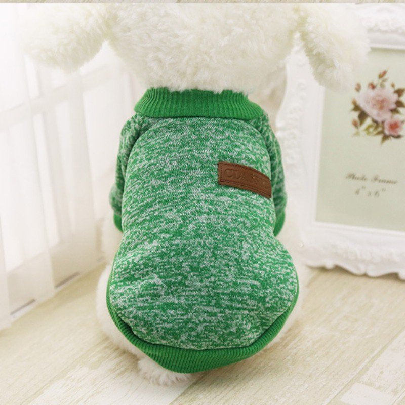 Pet Dog Warm Sweaters, Knitted Classic Pet Sweater Autumn Winter Warm Costume Pet Dog Cat Warm Coat Dog Classic Custome Knit Sweater Winter Clothes Apparel for Small Puppy,Blue,Xs Animals & Pet Supplies > Pet Supplies > Dog Supplies > Dog Apparel OCHINE XL Green 