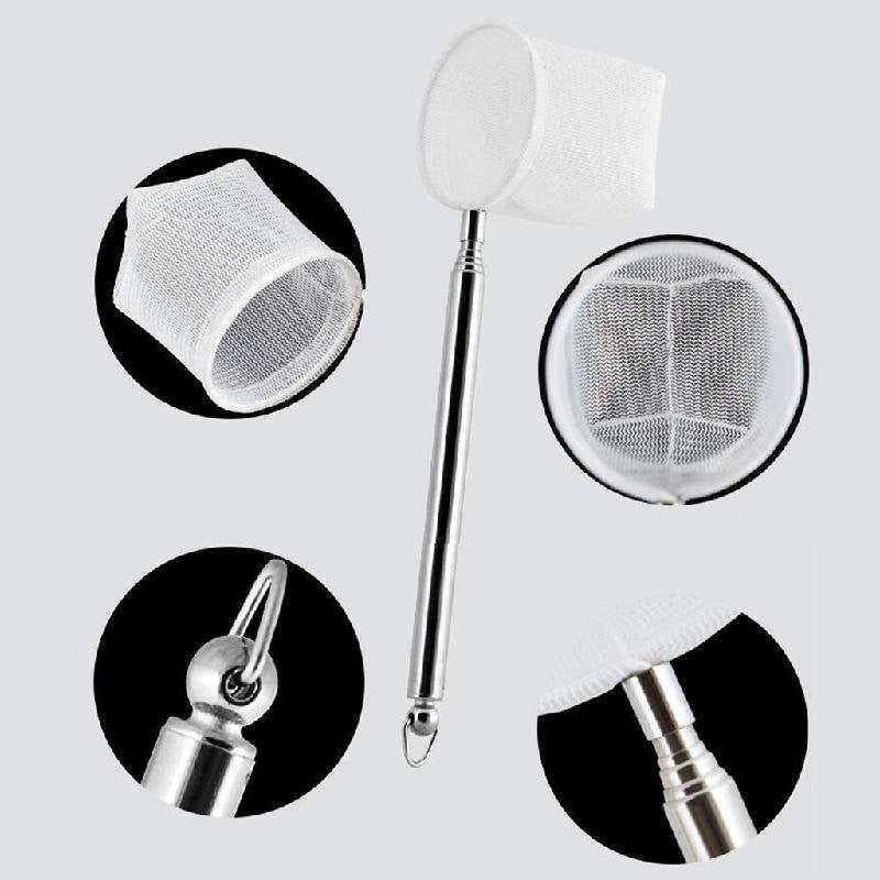 Aquarium Retractable 3D Stainless Steel Fishnet Pocket Shrimp Catching Fish Tank Cleaning Net round / Square Shape Optional Gadgets Accessories Animals & Pet Supplies > Pet Supplies > Fish Supplies > Aquarium Fish Nets JZROCKER   