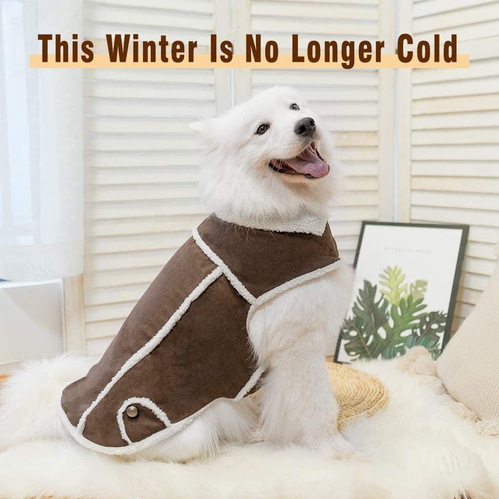 BINGPET Dog Winter Coat - Cold Weather Dog Clothes, Windproof Fall Outfit for Dogs with Fleece Lined, Soft and Warm Pet Apparel Jacket for Small Medium Large Dogs Animals & Pet Supplies > Pet Supplies > Dog Supplies > Dog Apparel MR. Eazy   