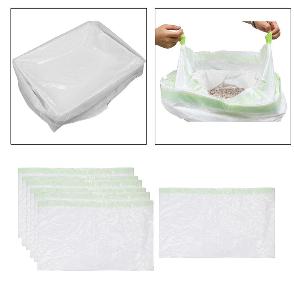 7Pcs Cat Litter Box Liners Trash Bags Drawstring Closure Thick Litter Liner Animals & Pet Supplies > Pet Supplies > Cat Supplies > Cat Litter Box Liners DYNWAVE S Type2  