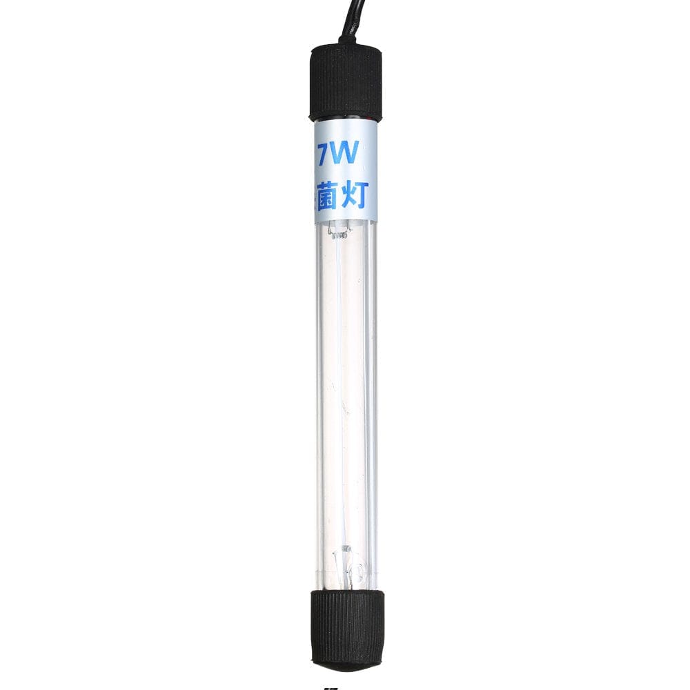 7W UV Light Lamp Submersible Ultraviolet Sterilizer Water for Aquarium Fish Tank Pond Animals & Pet Supplies > Pet Supplies > Fish Supplies > Aquarium Lighting iKayaa   