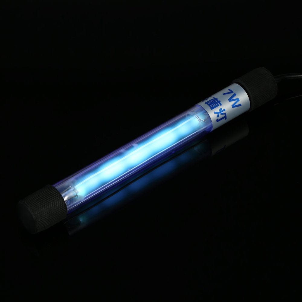 7W UV Light Lamp Submersible Ultraviolet Sterilizer Water for Aquarium Fish Tank Pond Animals & Pet Supplies > Pet Supplies > Fish Supplies > Aquarium Lighting iKayaa   