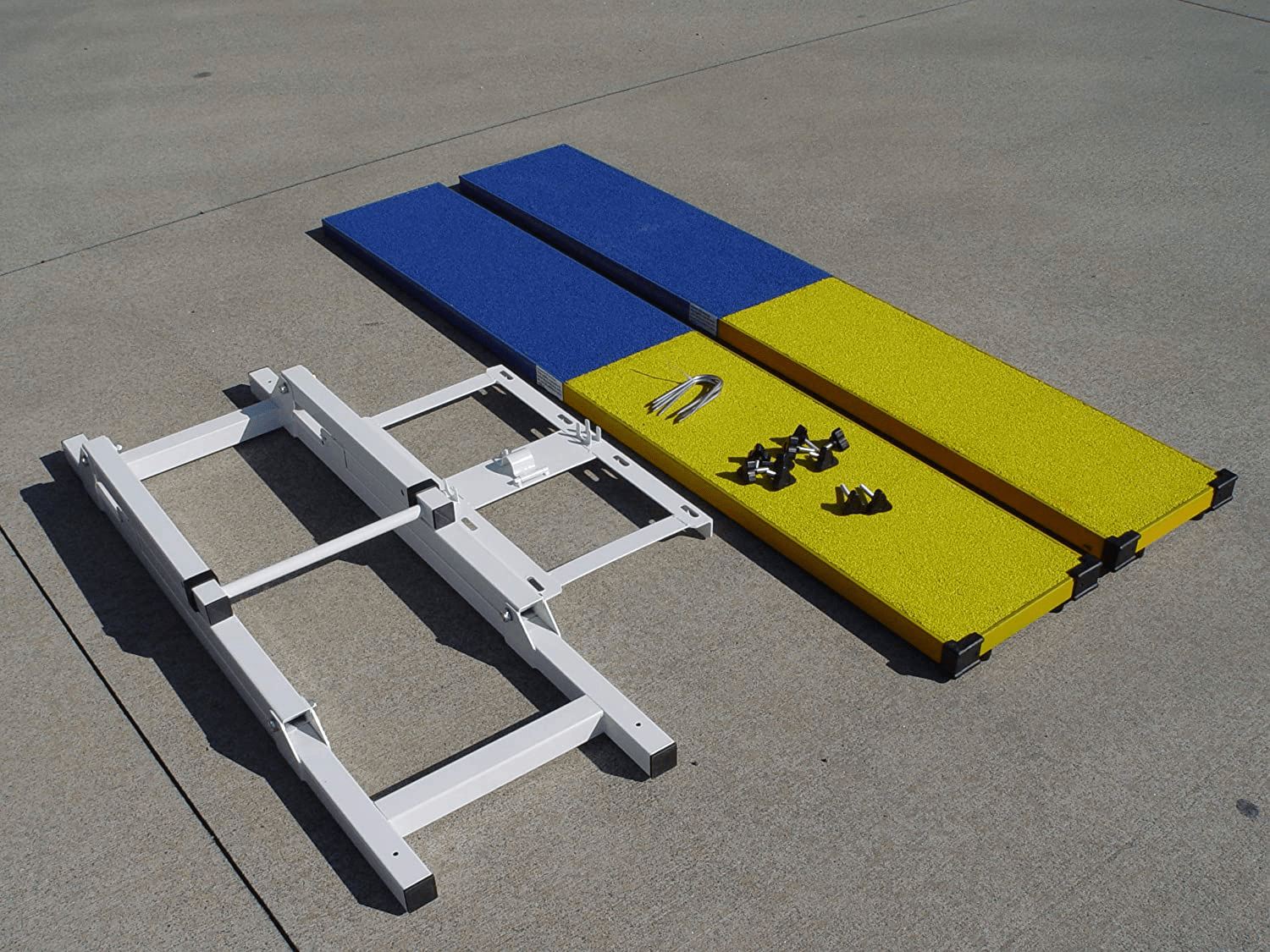 8' Dog Agility Teeter (See-Saw), Aluminum with Rubber Surface Animals & Pet Supplies > Pet Supplies > Dog Supplies > Dog Treadmills DogSport   