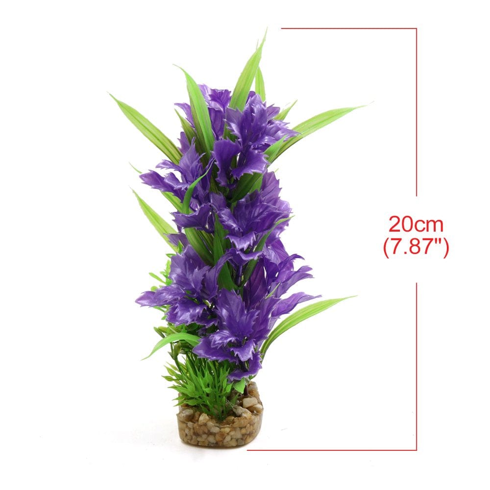 8 Inches Plastic Plant Terrarium Reptiles Habitat for Reptile Amphibians Animals & Pet Supplies > Pet Supplies > Small Animal Supplies > Small Animal Habitat Accessories Unique Bargains   