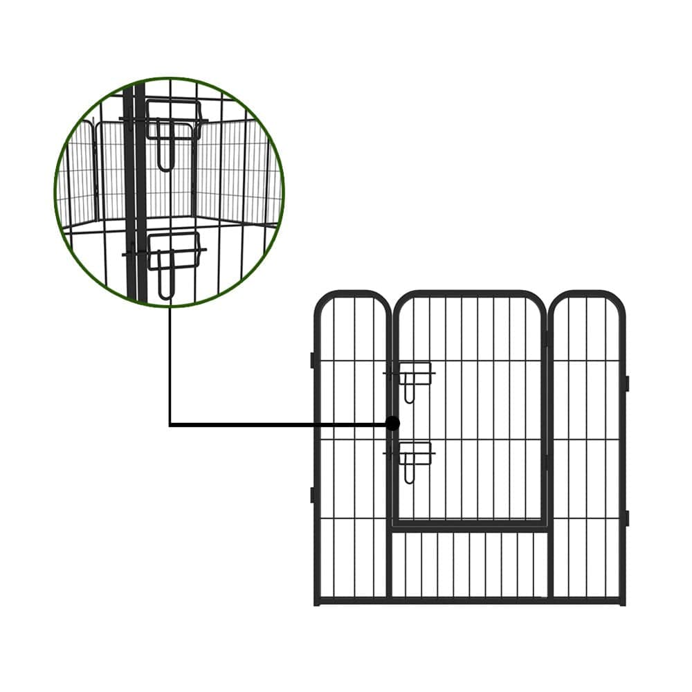 8-Panels High Quality Wholesale Cheap Best Large Indoor Metal Puppy Dog Run Fence / Iron Pet Dog Playpen Animals & Pet Supplies > Pet Supplies > Dog Supplies > Dog Kennels & Runs Ideal Swan   