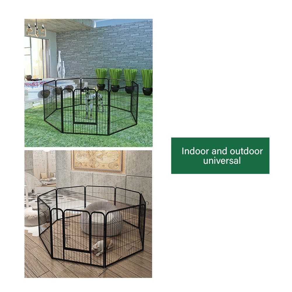 8-Panels High Quality Wholesale Cheap Best Large Indoor Metal Puppy Dog Run Fence / Iron Pet Dog Playpen Animals & Pet Supplies > Pet Supplies > Dog Supplies > Dog Kennels & Runs Ideal Swan   