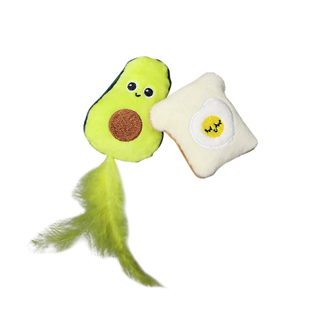 Pet Zone Brunch Time Plush Catnip Filled Cat Toys for Cats and Kittens, 2 Pack Animals & Pet Supplies > Pet Supplies > Cat Supplies > Cat Toys Our Pets   