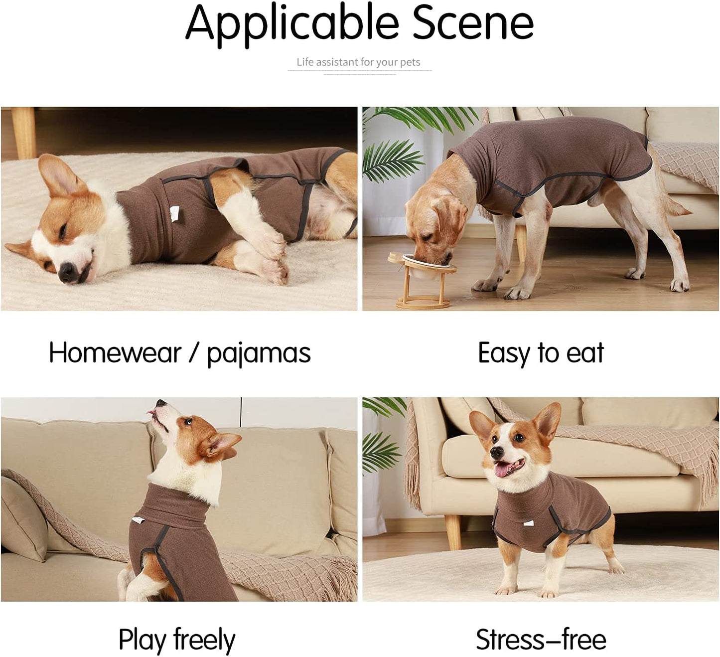 Dog Sweater Pullover Cold Weather Vest for Dogs Dog Sweatshirt Dog Jacket for Indoor and Outdoor Use (Xx-Small, Brown) Animals & Pet Supplies > Pet Supplies > Dog Supplies > Dog Apparel Dotoner   