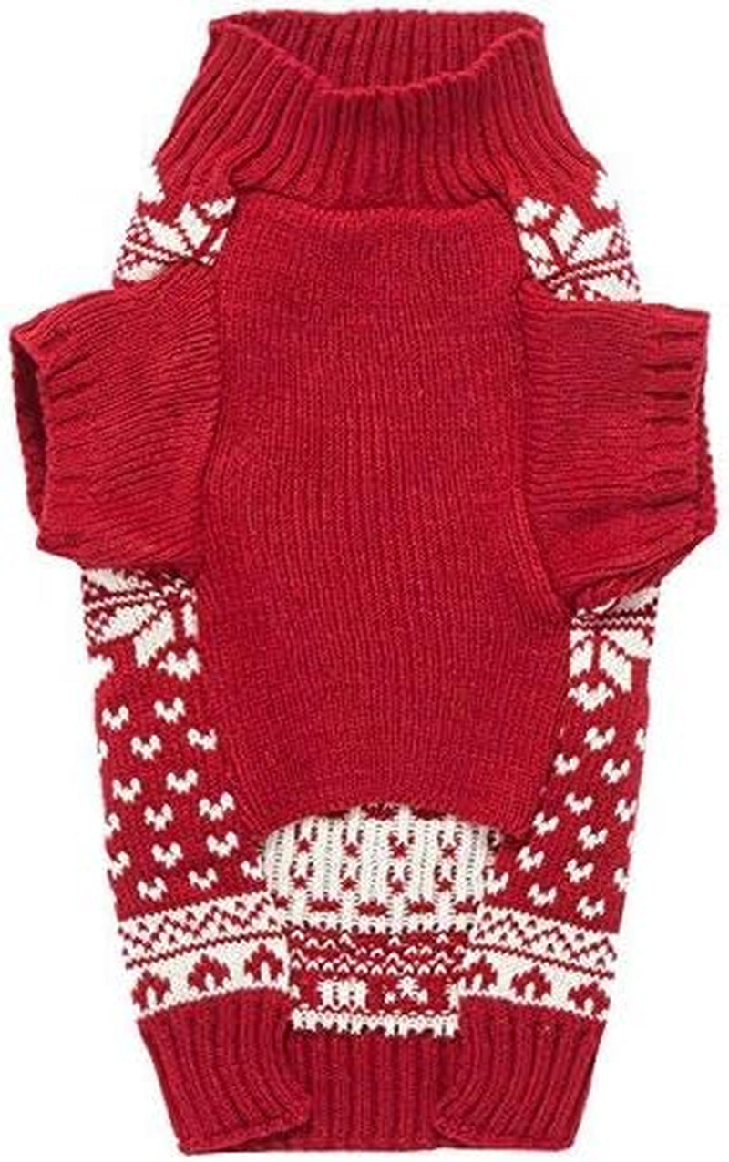 Red Christmas Reindeer Holiday Festive Dog Sweater for Large Dogs, Xx-Large (XXL) Size 23" Back Length Animals & Pet Supplies > Pet Supplies > Dog Supplies > Dog Apparel Lanyar   