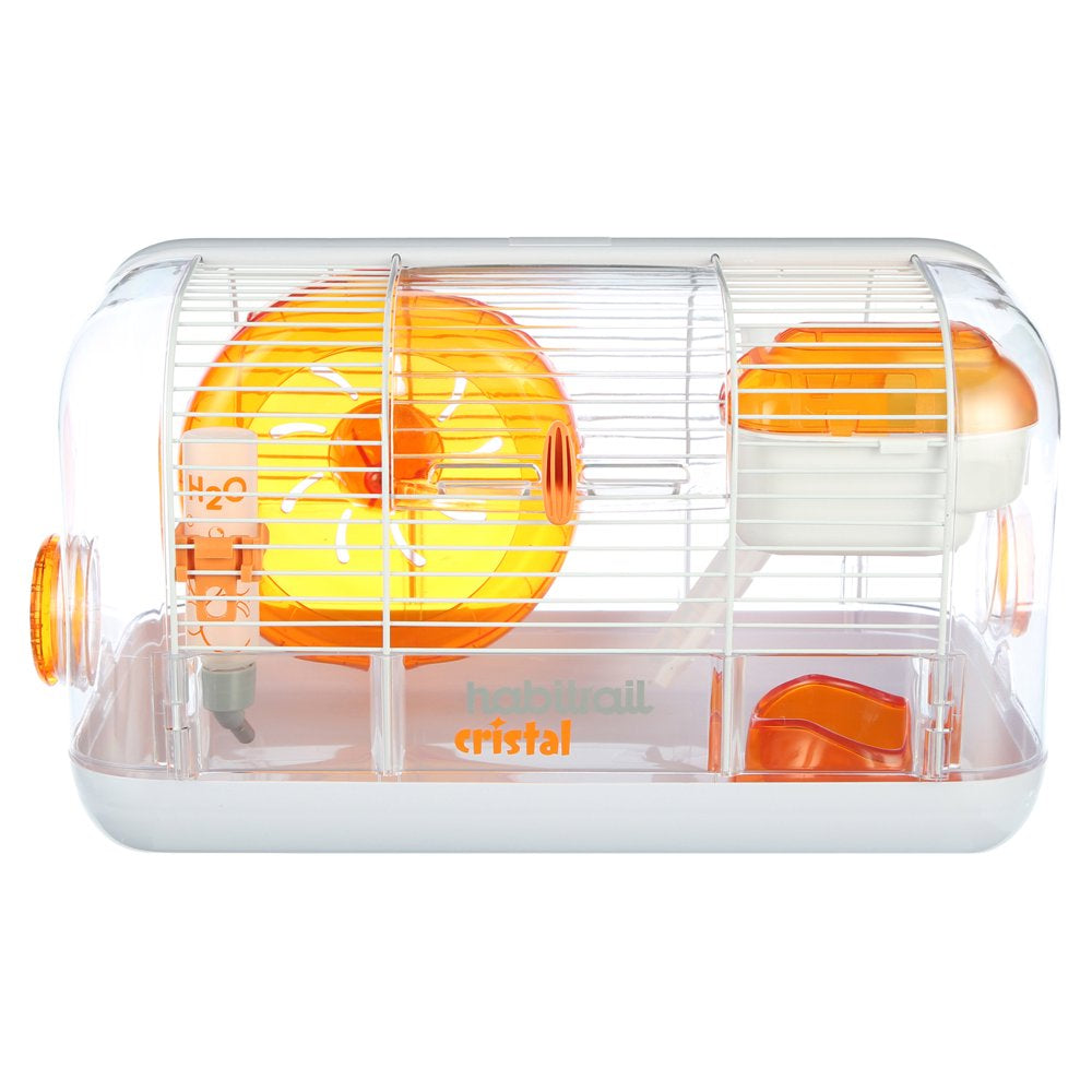 Habitrail Cristal Hamster Cage, Small Animal Habitat with Hamster Wheel, Water Bottle and Hideout Animals & Pet Supplies > Pet Supplies > Small Animal Supplies > Small Animal Habitats & Cages Roft C. Hagen Corp.   